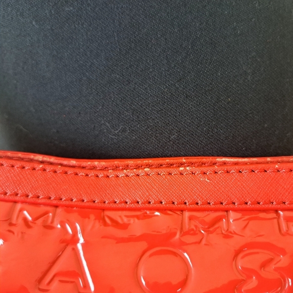 Marc by Marc Jacobs Red Alphabet Crossbody 100% Cow Leather Vintage - Picture 3 of 16